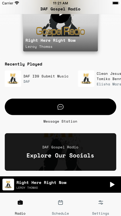 DAF Gospel Radio Screenshot