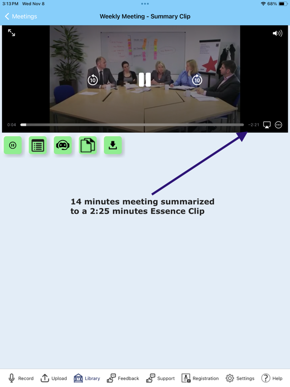 Laconic Meeting iPad screenshot 8 - Business app