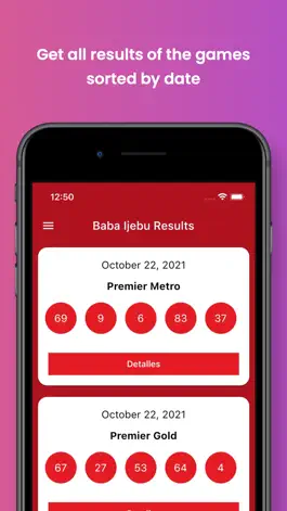 Game screenshot Baba Ijebu Lotto Results apk