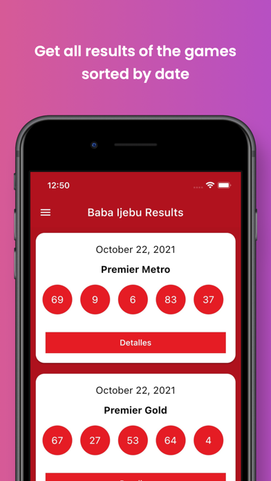 Baba Ijebu Lotto Results Screenshot