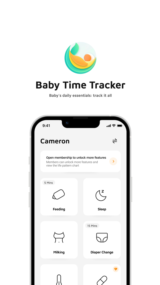 #1. BabyTimeTracker (iOS) 由: 杭州心贝时光软件有限公司