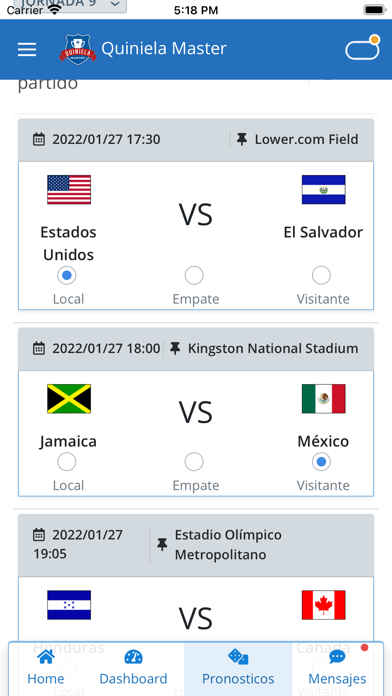 Quinela Master Lite Screenshot