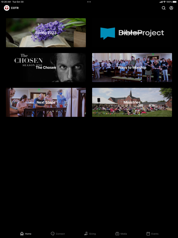 Resurrection Lutherville iPad screenshot 1 - Education app