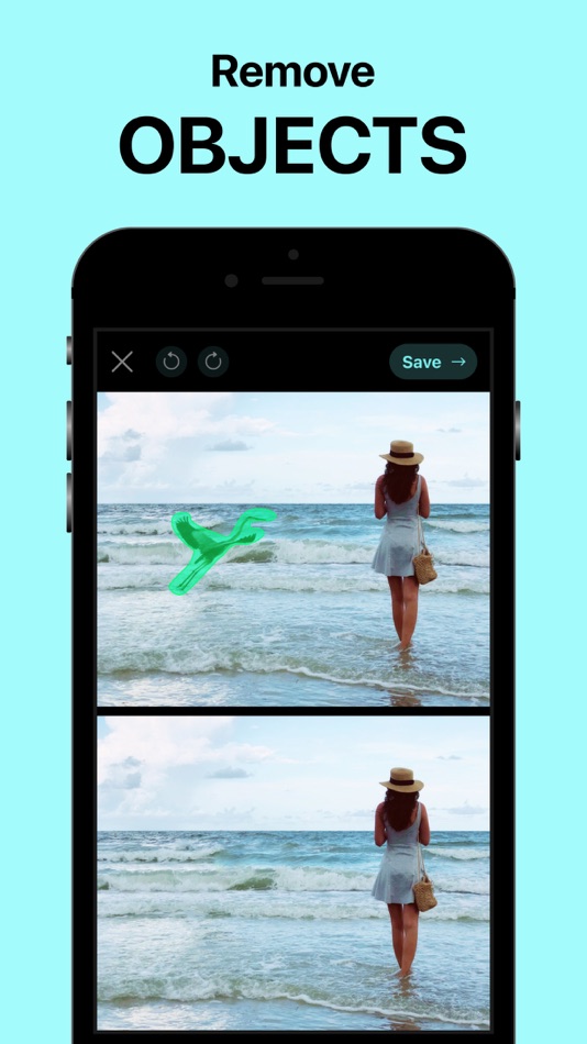 #7. AI Photo Eraser: Touch, Refine (iOS) 由: Zhanna Rabtsevich