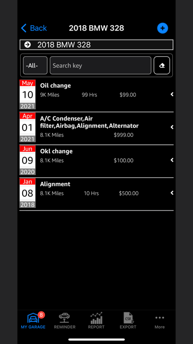 Screenshot #2 pour Vehicle Maintenance Tracker