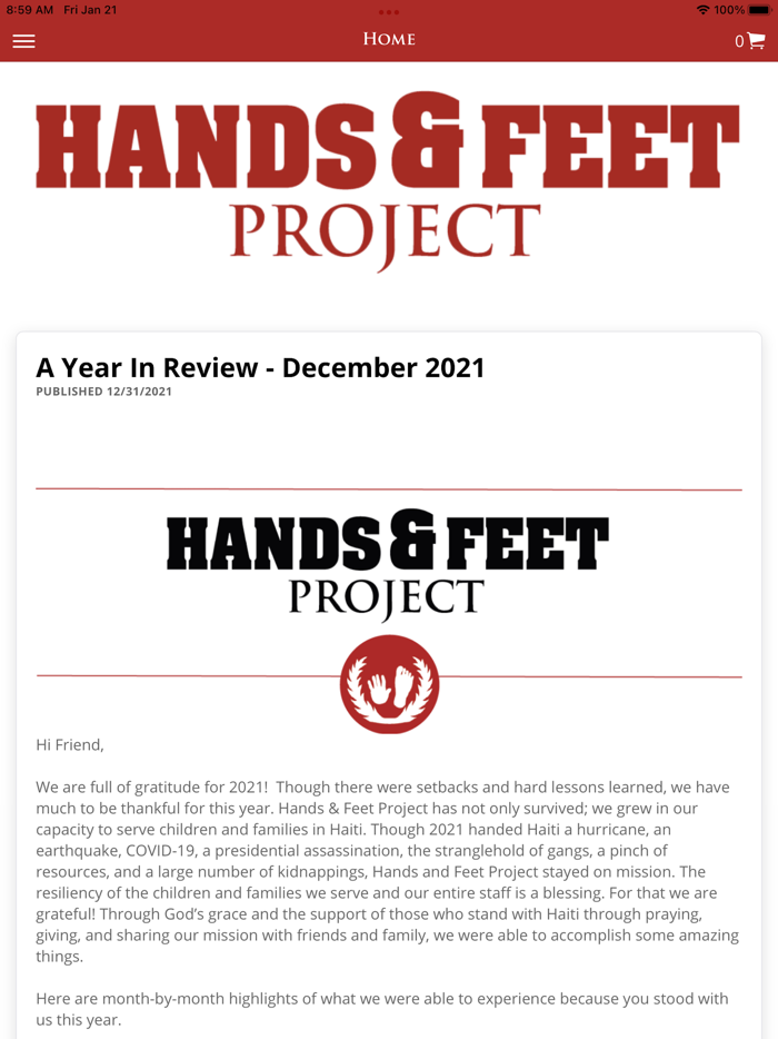 Hands and Feet Project