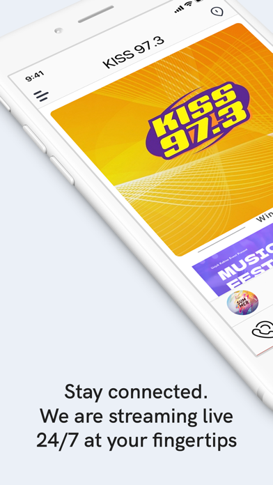 KISS 97.3 Screenshot