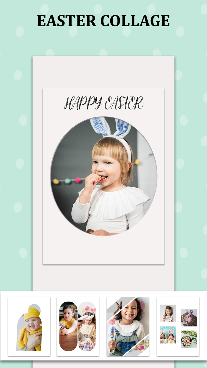 Easter Photo collage Frame Ap
