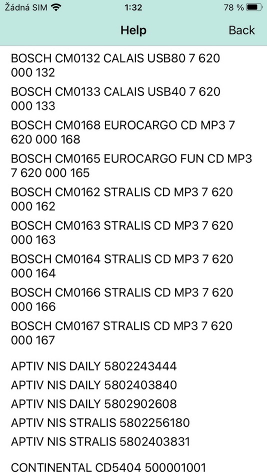 #10. RADIO CODE for IVECO TRUCK (iOS) 由: Petr Svihovec