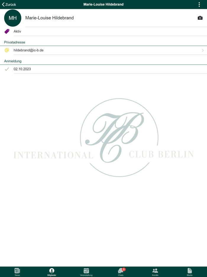 International Club Berlin App