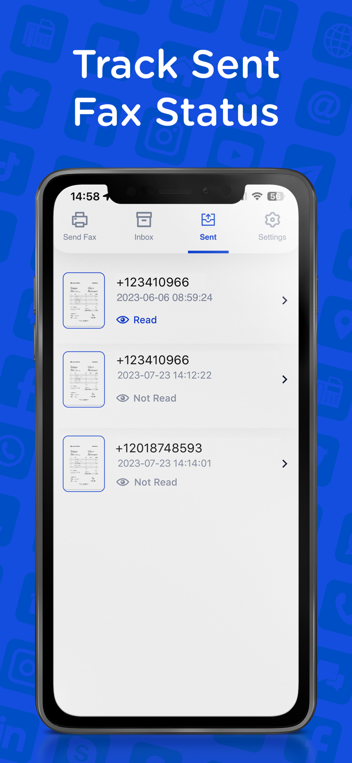 Send Fax App-Faxes From iPhone
