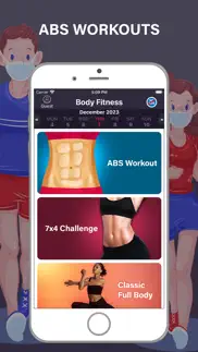 abs workout fit body exercises iphone screenshot 1