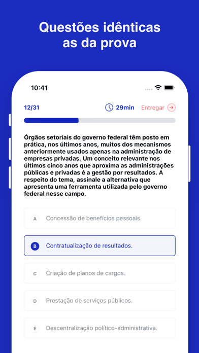 Simulados Polícia Militar Screenshot