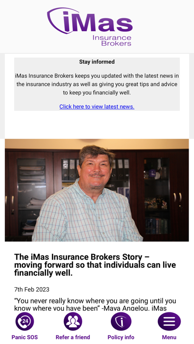 iMas Insurance Brokers Screenshot