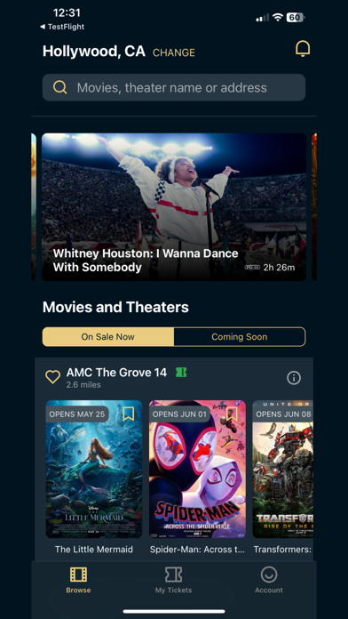 Hollywood.com - Tickets & More Screenshot