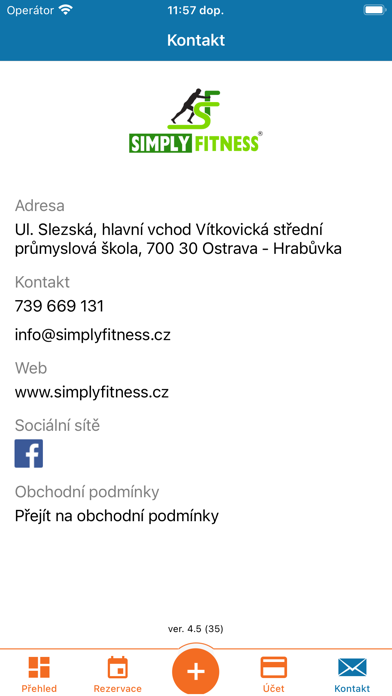 SIMPLY FITNESS Screenshot