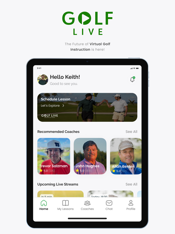 Golf Live - Virtual Lessons