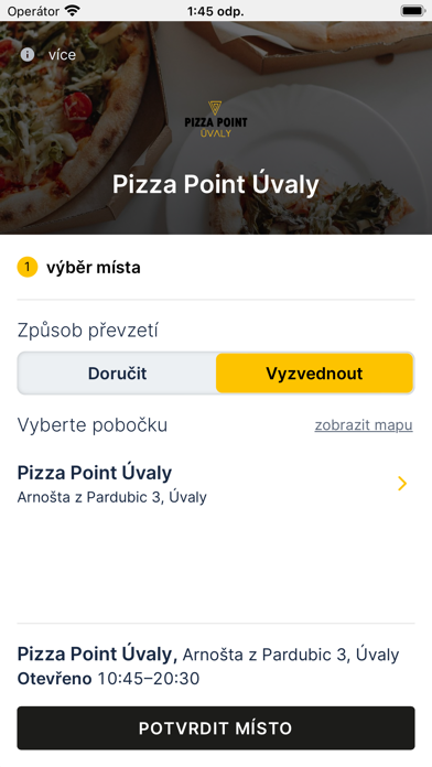Pizza point Úvaly Screenshot
