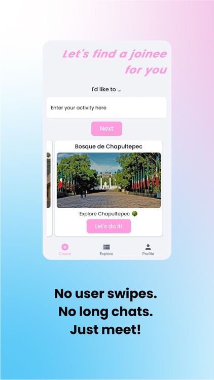 Joinee - Meet New Friends