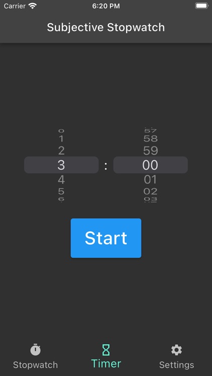 Slightly Subjective Stopwatch