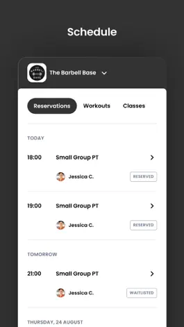Game screenshot The Barbell Base - Booking hack