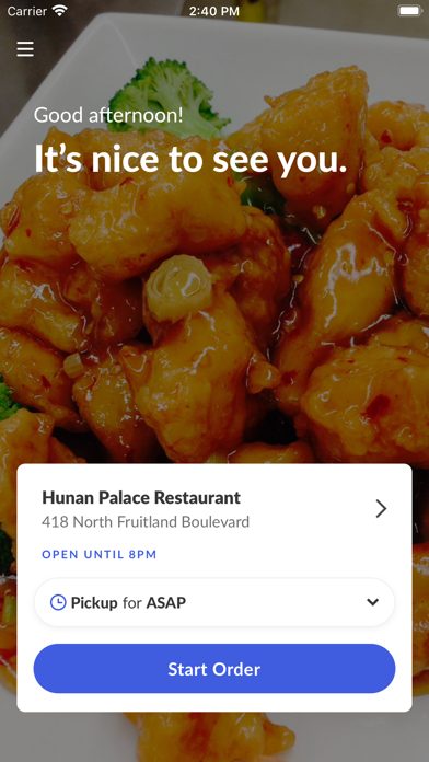 Hunan Palace Restaurant Screenshot