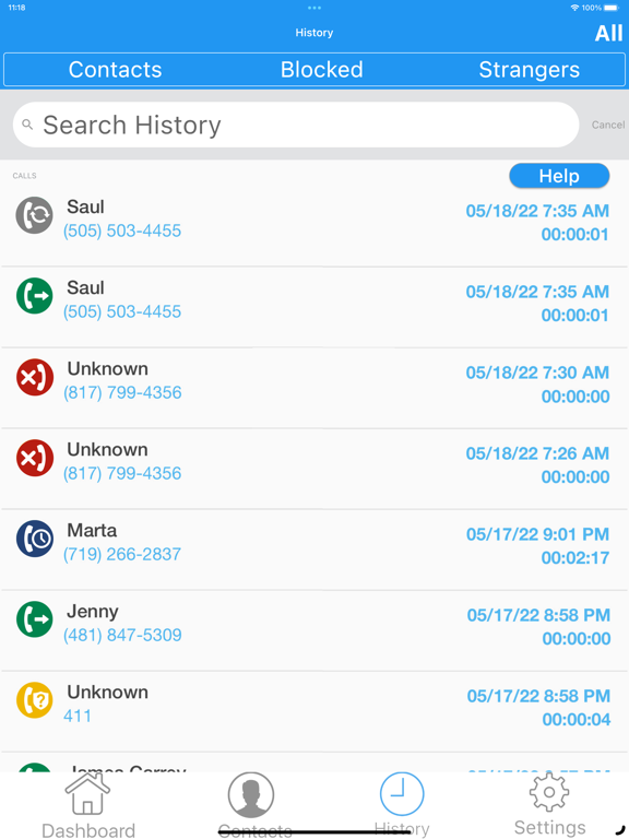 teleCalm Caregiver iPad screenshot 2 - Lifestyle app
