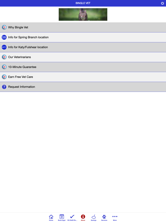 Bingle Vet iPad screenshot 4 - Medical app