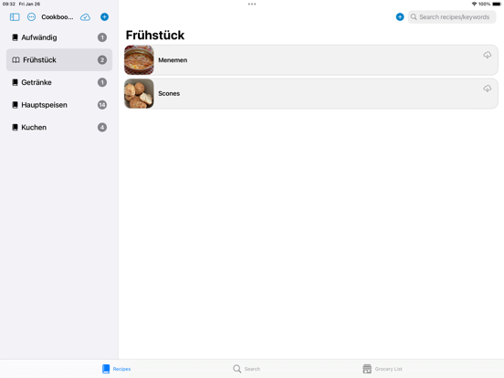 Screenshot #4 pour Cookbook Client