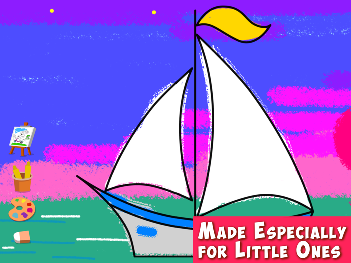 Coloring book for kids 2-6 yo