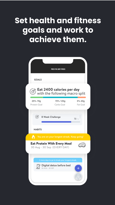 Press The Limit Fitness Screenshot