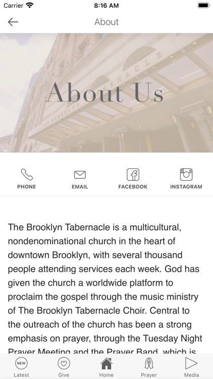 The Brooklyn Tabernacle App