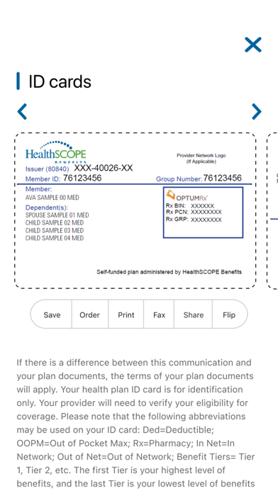 HealthSCOPE Benefits On the Go Screenshot