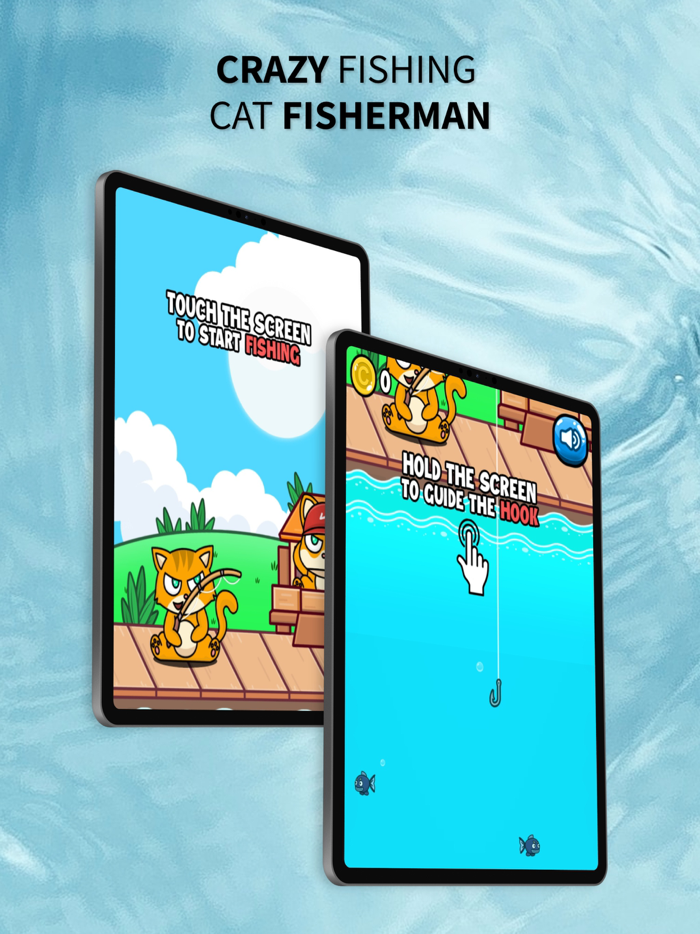 Crazy Fishing - Cat Fisherman