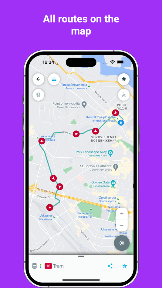 #5. Eway public transport (iOS) 由: Sherstyuk Ivan Ivanovych