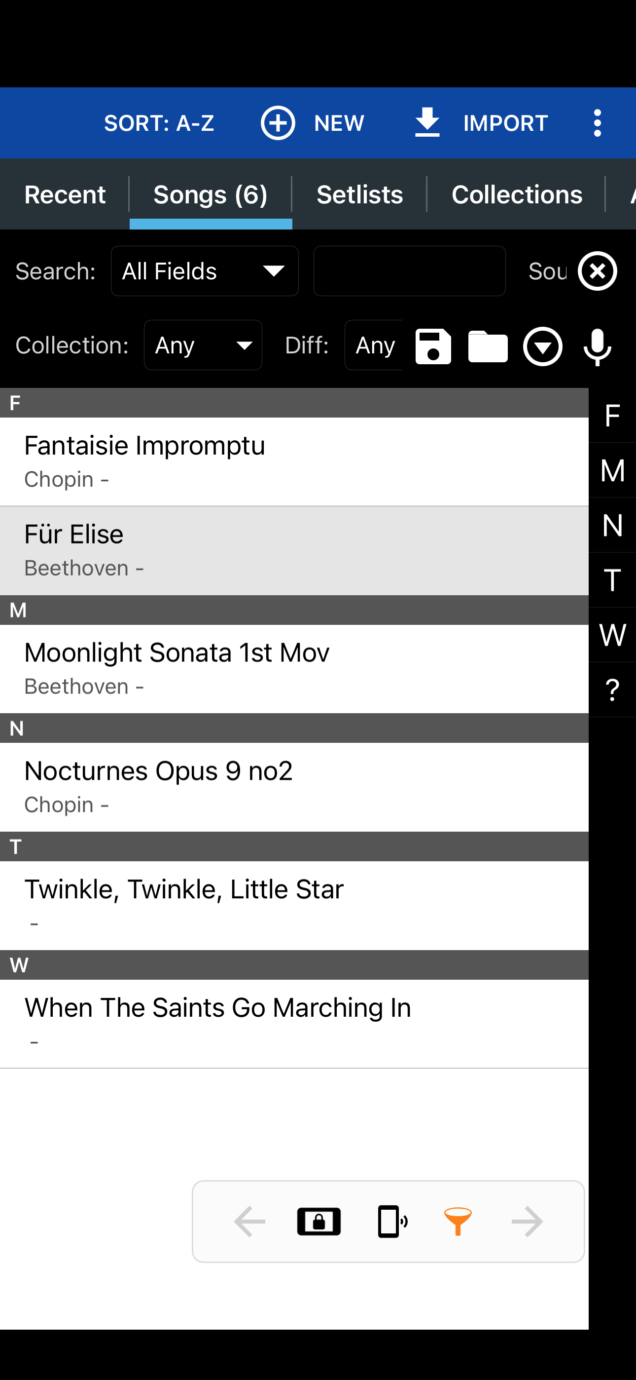 MobileSheetsLite