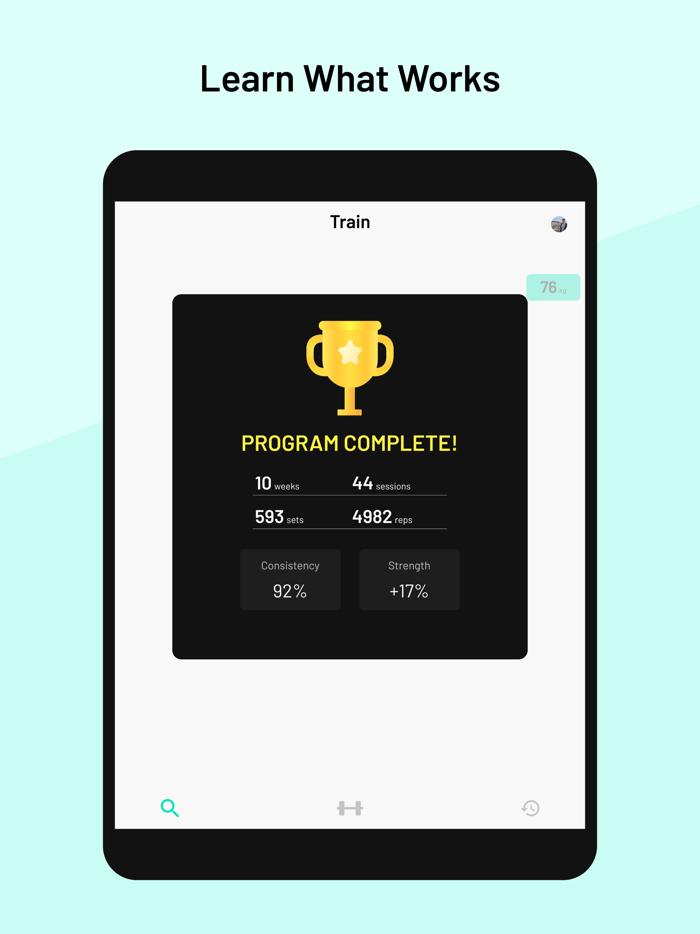 Benchmark Strength log