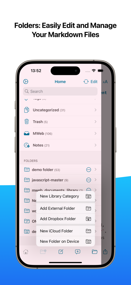 MWeb - Markdown Writing, Notes screenshot 3