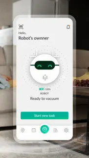 ivacuum cleaner robot control iphone screenshot 2