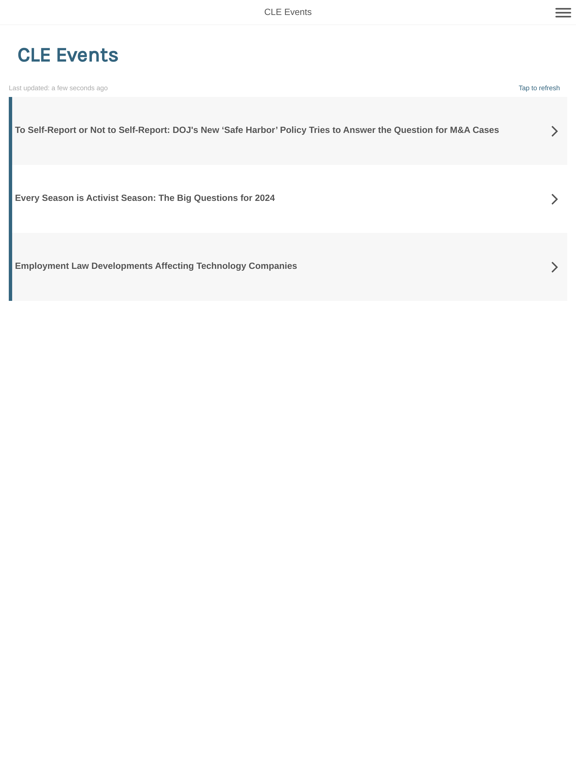 Vinson & Elkins iPad screenshot 4 - Business app
