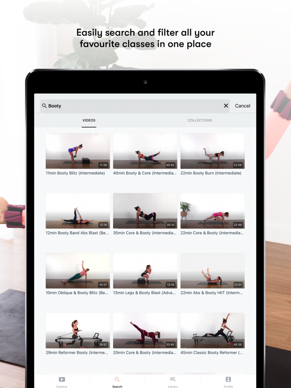 Pilates Project iPad screenshot 4 - Health & Fitness app
