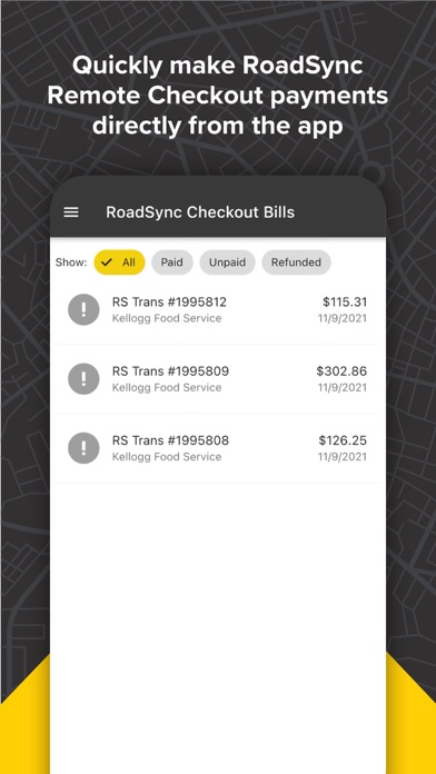 RoadSync Driver Screenshot