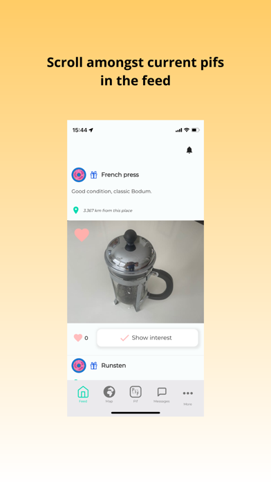 PIF Pay it Forward Screenshot