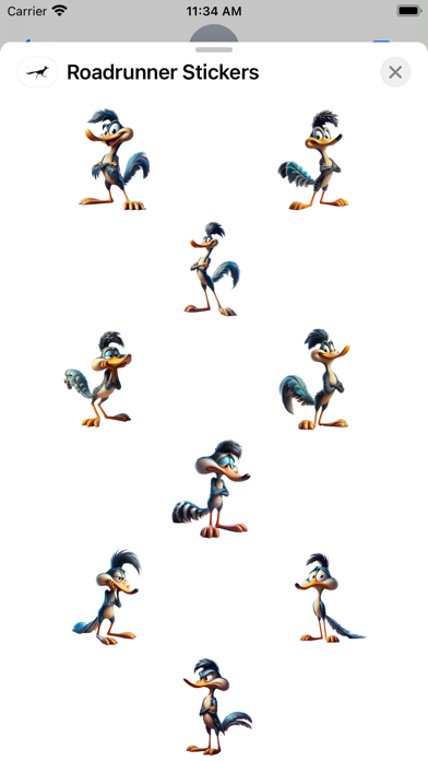 Screenshot #1 pour Roadrunner Stickers