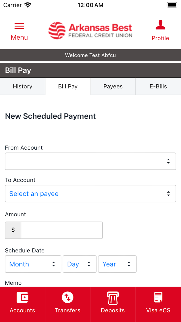 Arkansas Best FCU Mobile App