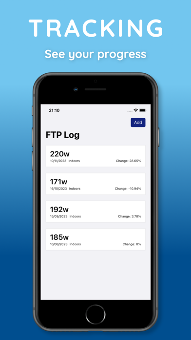 Cycling Calculator App screenshot