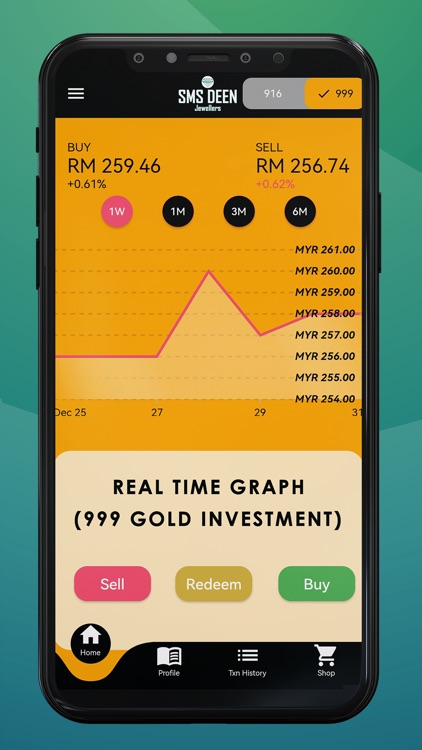 SMS DEEN GOLD Trading & Saving screenshot-3