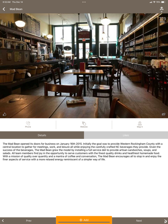 Visit Hanging Rock, NC iPad screenshot 4 - Travel app