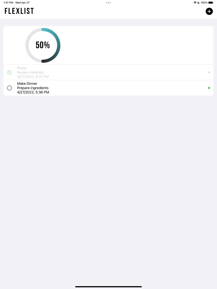 FlexList A Productivity Tool