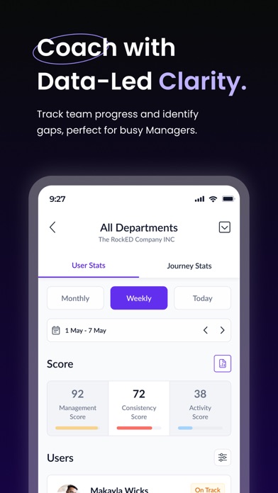 The RockED App Screenshot
